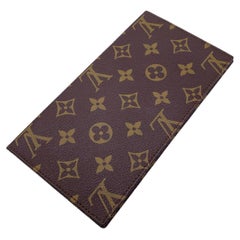 Louis Vuitton Vintage Monogram Canvas Checkbook Holder Wallet