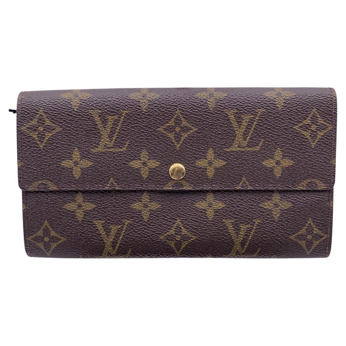Louis Vuitton Vintage Monogram Canvas Continental Sarah Long Wallet