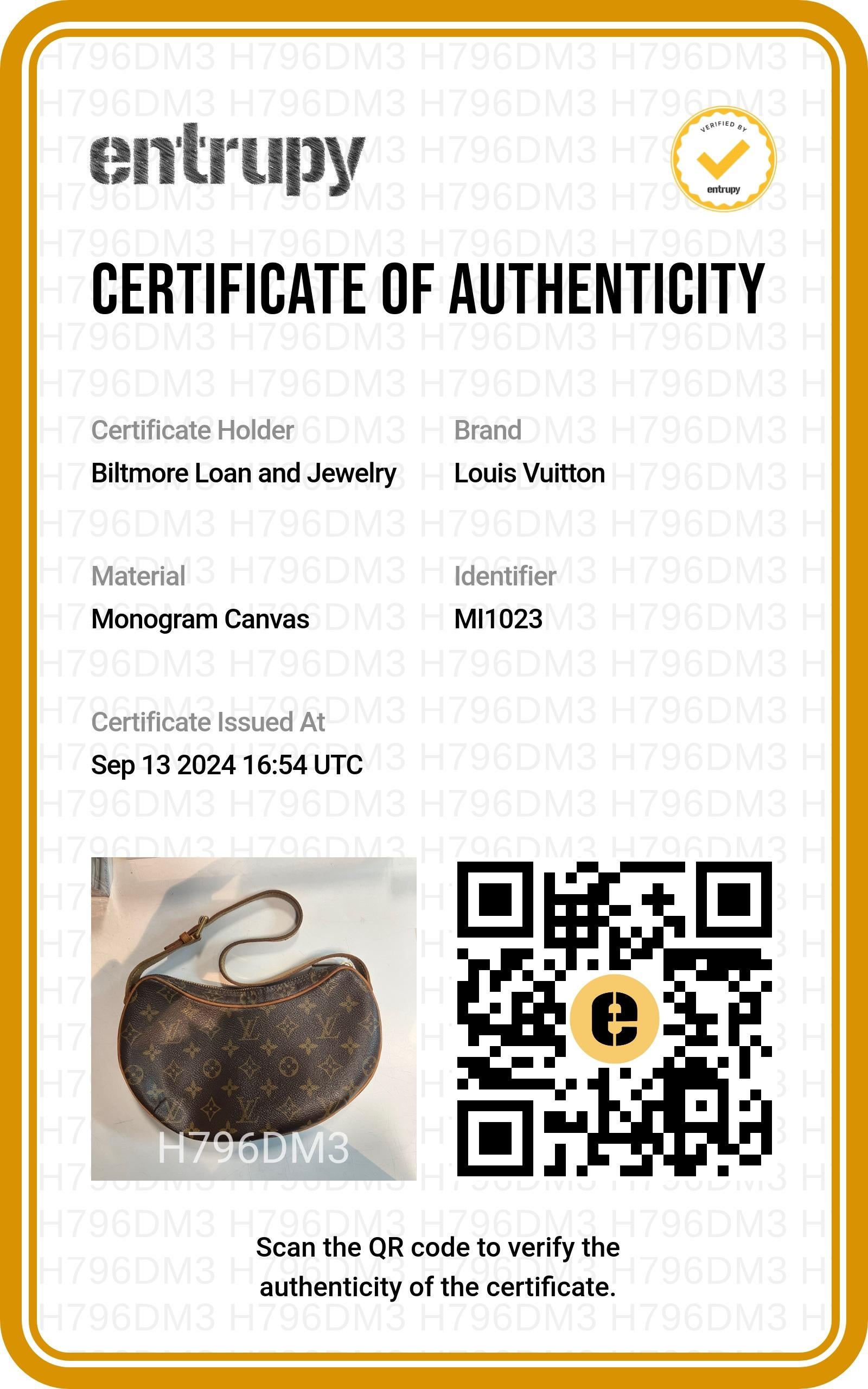 Louis Vuitton Vintage Monogram Canvas Croissant PM 5