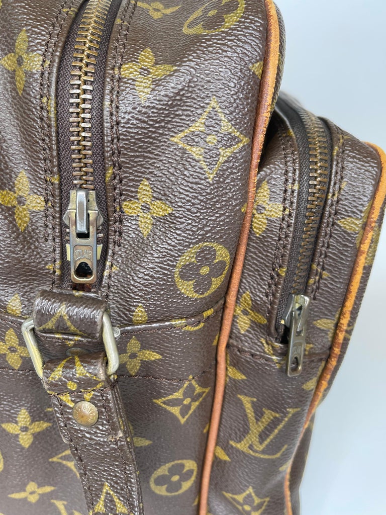 Buy Louis Vuitton Nile Bag in Monogram Canvas and Brown Leather, Shoulder  Strap, Vintage 1970, Very Good Condition Online in India 