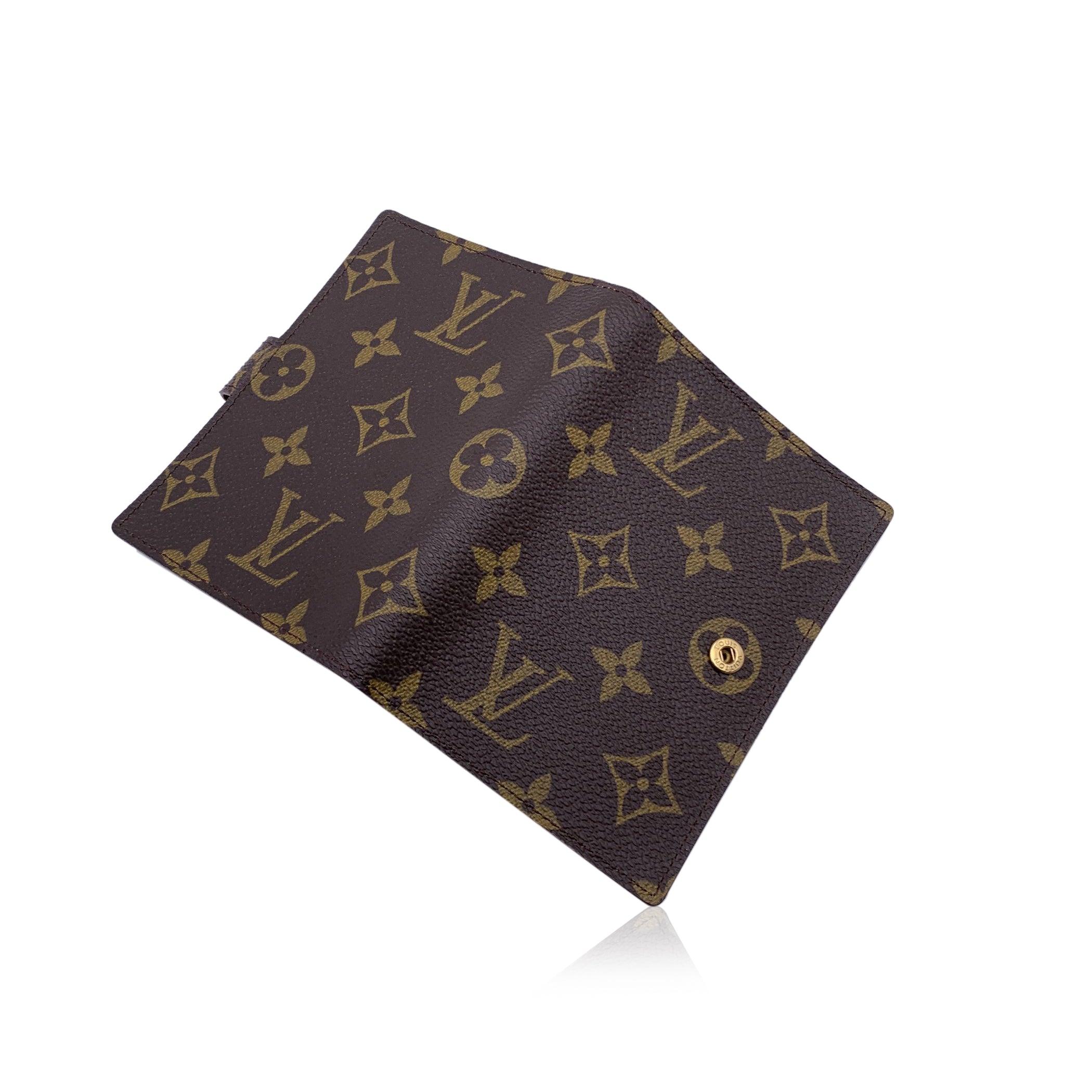Noir Louis Vuitton Vintage Monogram Canvas Etui Palm Pilot/PDA Cover