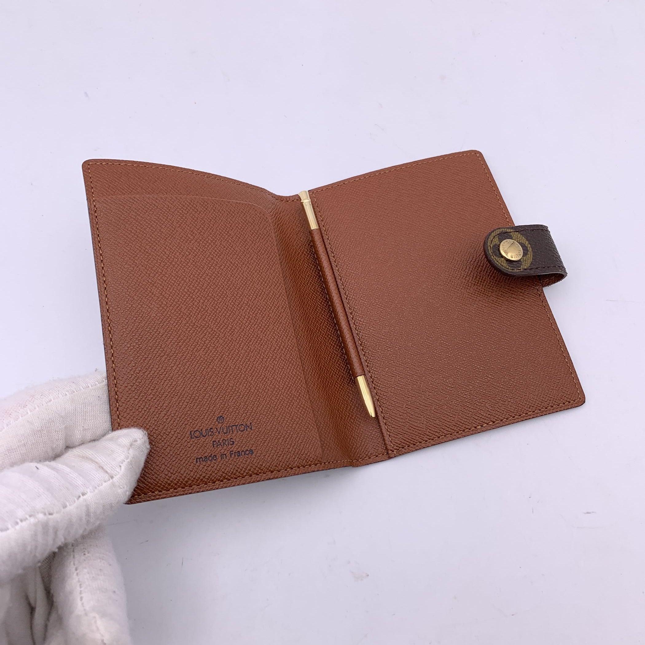 Louis Vuitton Vintage Monogram Canvas Etui Palm Pilot/PDA Cover Excellent état à Rome, Rome
