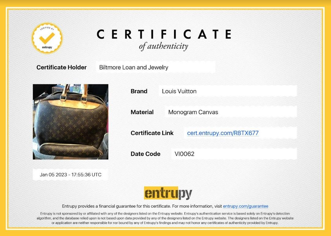 Louis Vuitton Vintage Monogram Canvas Evasion Borsa da viaggio 3