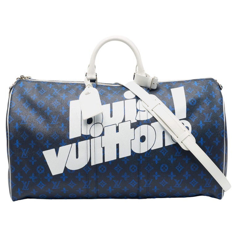 Louis Vuitton Keepall Bandouliere 55 Damier Cobalt Jungle Weekend