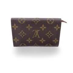 Louis Vuitton Vintage Monogram Canvas Flap Medium Wallet