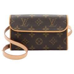 Louis Vuitton Vintage Monogram Canvas Florentine Pochette Belt Bag