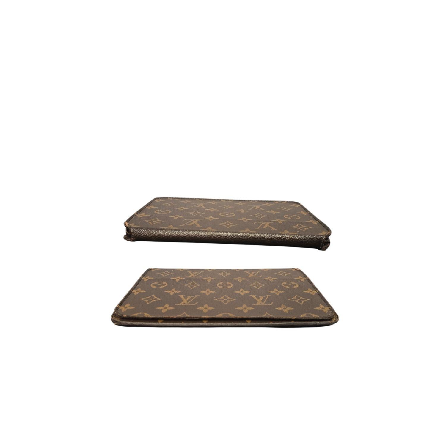 Funda folio de lona con monograma vintage Louis Vuitton para iPad Mini en Bueno estado para la venta en Scottsdale, AZ