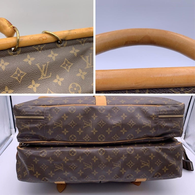 SALE Rare Vintage Auth LOUIS VUITTON Sac Chasse Tote Luggage 