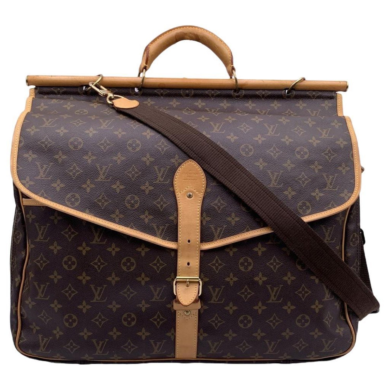 Louis Vuitton Monogram Keepall 60 Travel Large Duffle Bag M41412 Brown  Cloth ref.1008261 - Joli Closet