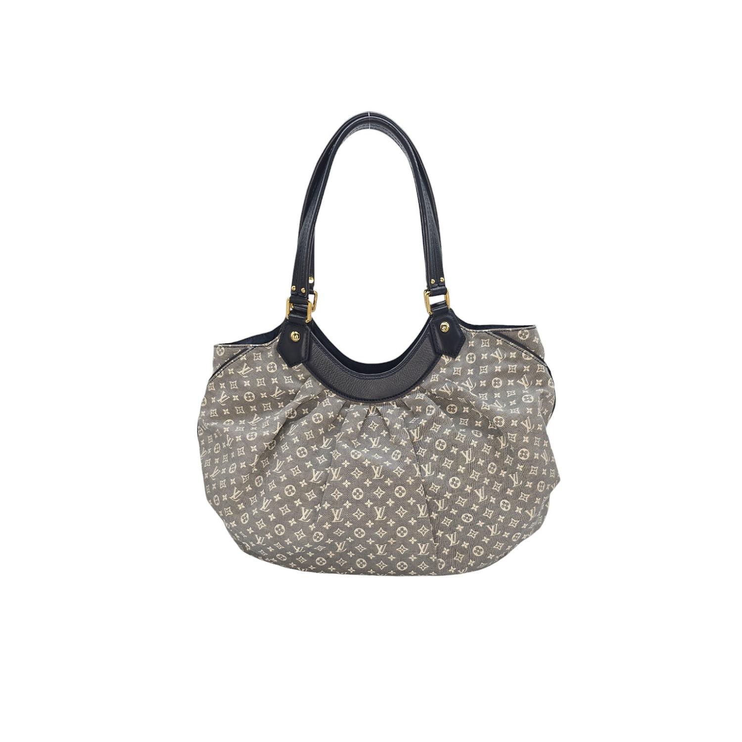 Gray Louis Vuitton Vintage Monogram Canvas Idylle Fantaisie Hobo Bag For Sale