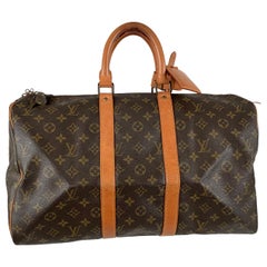 Louis Vuitton Vintage Monogram Canvas Keepall 45 Travel Bag