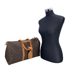 Louis Vuitton Vintage Monogram Canvas Keepall 45 Travel Duffle Bag