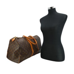 Louis Vuitton Vintage Monogram Canvas Keepall 50 Travel Duffle Bag