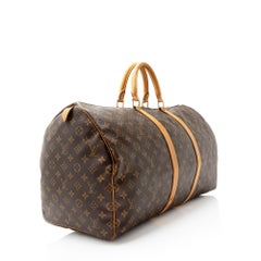 Louis Vuitton Vintage Monogram Canvas Keepall 55 Duffle