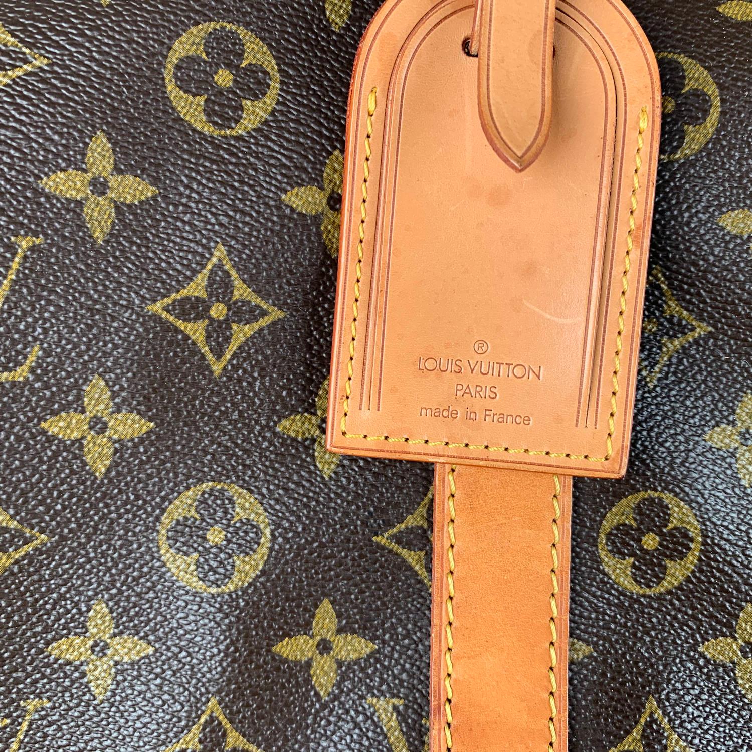 Black Louis Vuitton Vintage Monogram Canvas Keepall 55 Travel Bag