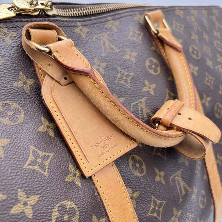1980's Louis Vuitton Brown Classic Monogram Canvas Vintage Keepall 60 at  1stDibs