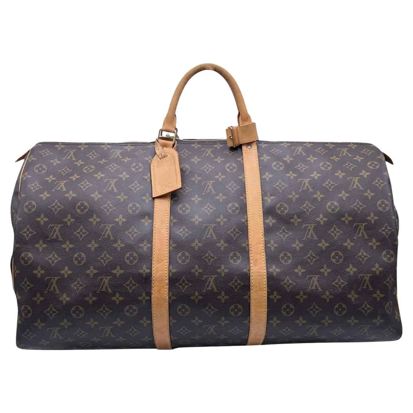 Louis Vuitton Vintage Monogram Canvas Keepall 60 Travel Bag