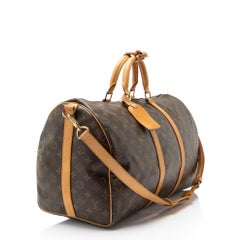 Louis Vuitton Vintage Monogram Canvas Keepall Bandouliere 50 Duffle