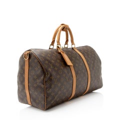 Louis Vuitton Vintage Monogram Canvas Keepall Bandouliere 50 Duffle