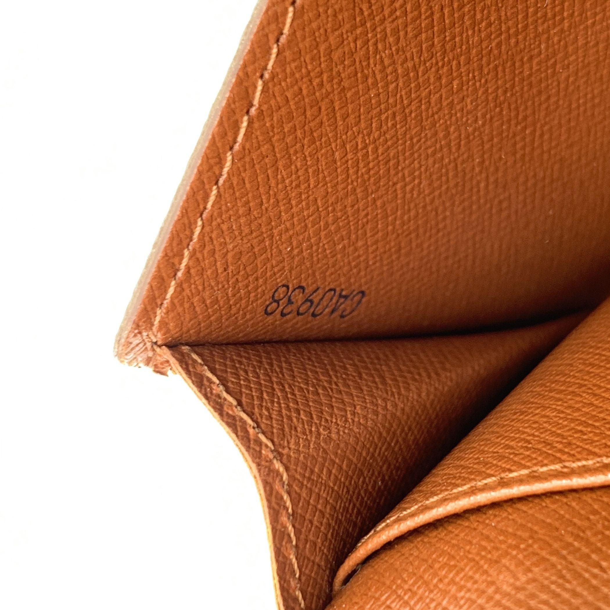 Louis Vuitton Vintage Monogram Canvas Long Bill Flap Wallet For Sale 1