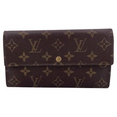 Louis Vuitton Vintage Monogram Canvas Long Continental Sarah Wallet