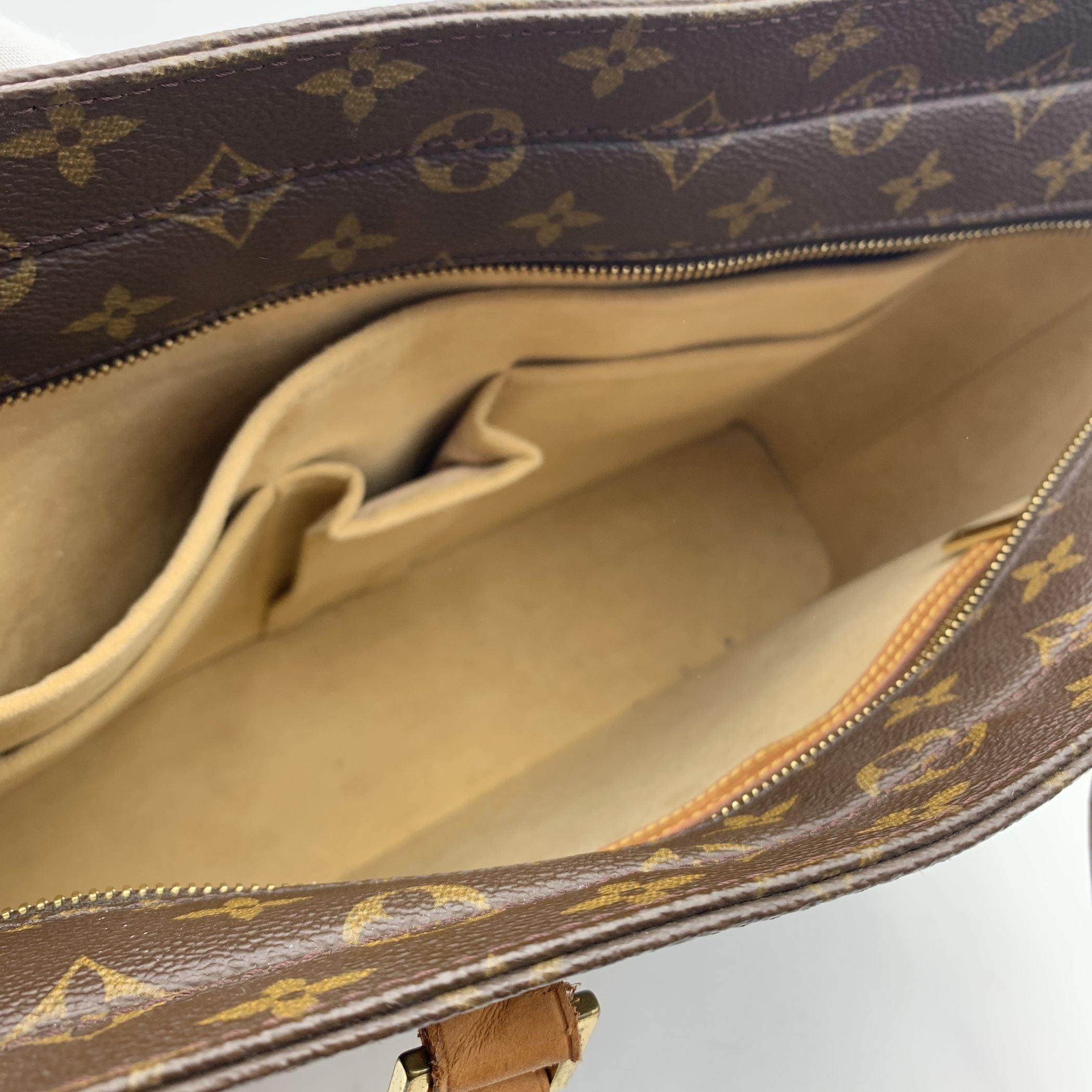 Louis Vuitton Vintage Monogramm Canvas Luco Tote Umhängetasche aus Segeltuch im Angebot 1