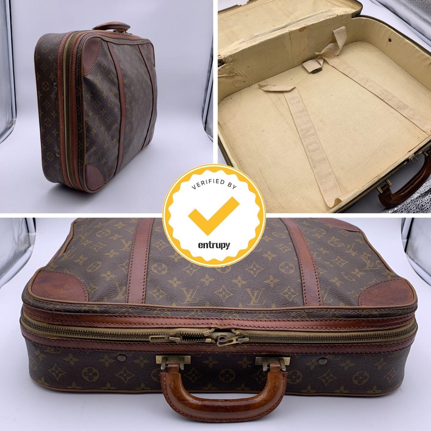 Louis Vuitton Vintage Monogram Canvas Medium Travel Bag Luggage 1