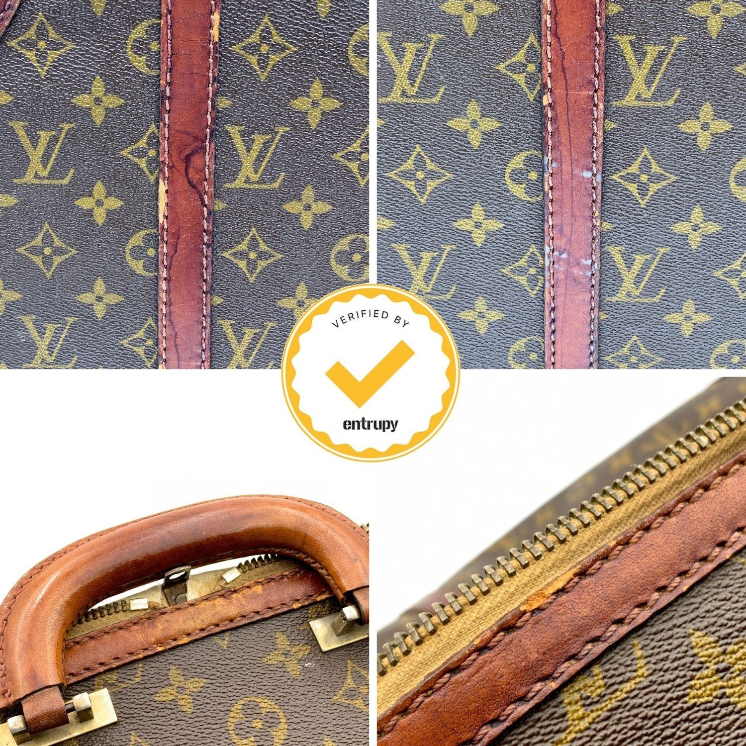 Louis Vuitton Vintage Monogram Canvas Medium Travel Bag Luggage 4