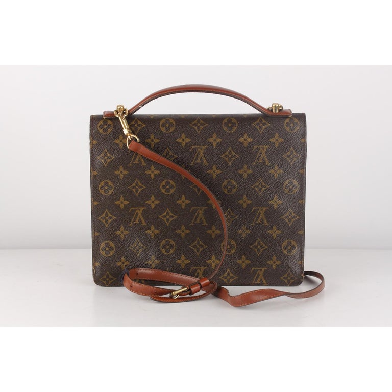 Louis Vuitton Vintage Monogram Canvas Monceau 28 Messenger Bag For Sale