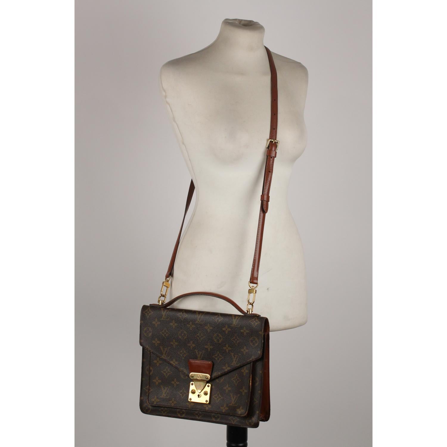 Louis Vuitton Vintage Monogram Canvas Monceau 28 Messenger Bag 2