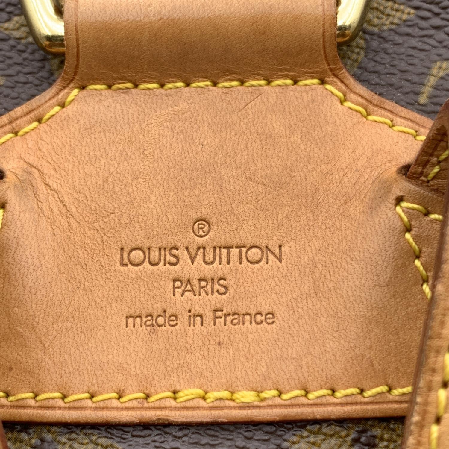 Louis Vuitton Vintage Monogram Canvas Montsouris MM Backpack Bag 3