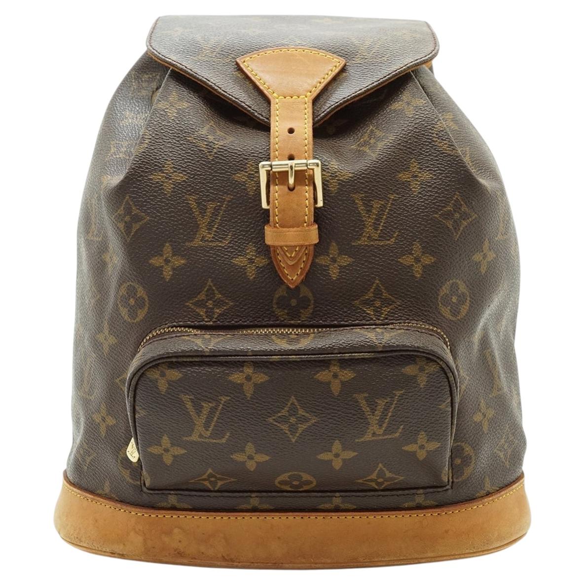 Louis Vuitton Vintage Monogram Canvas Montsouris MM Backpack Bag
