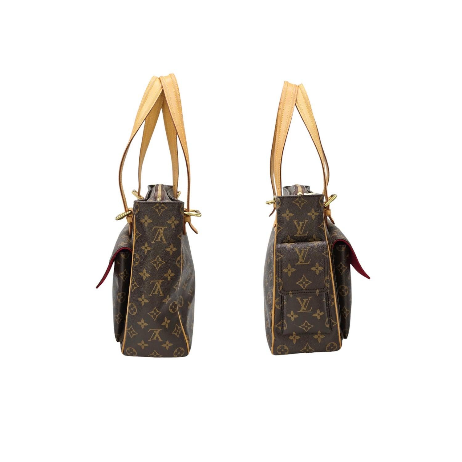 Louis Vuitton Vintage Monogrammierte Canvas Multiple-Cite Tasche aus Segeltuch im Zustand „Hervorragend“ im Angebot in Scottsdale, AZ