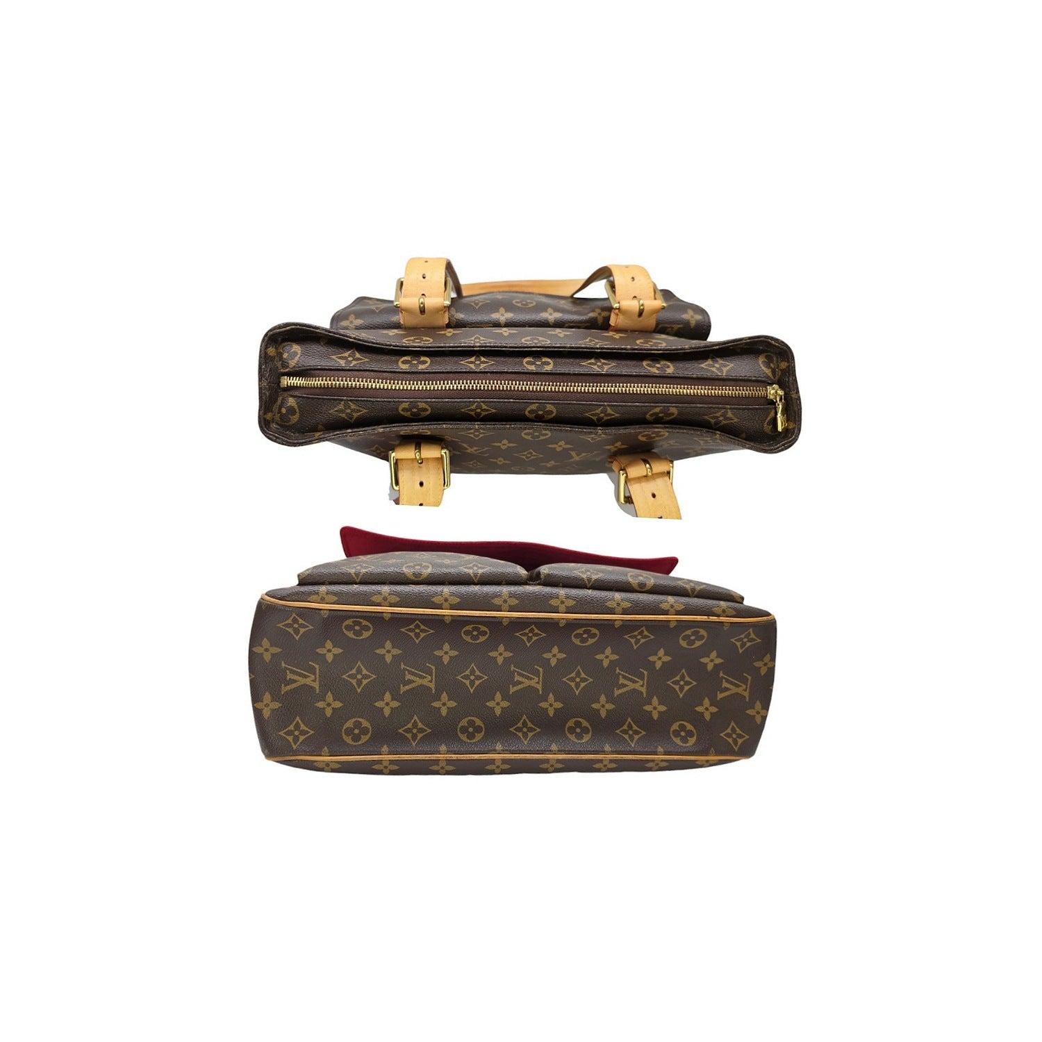 Louis Vuitton Vintage Monogrammierte Canvas Multiple-Cite Tasche aus Segeltuch für Damen oder Herren im Angebot