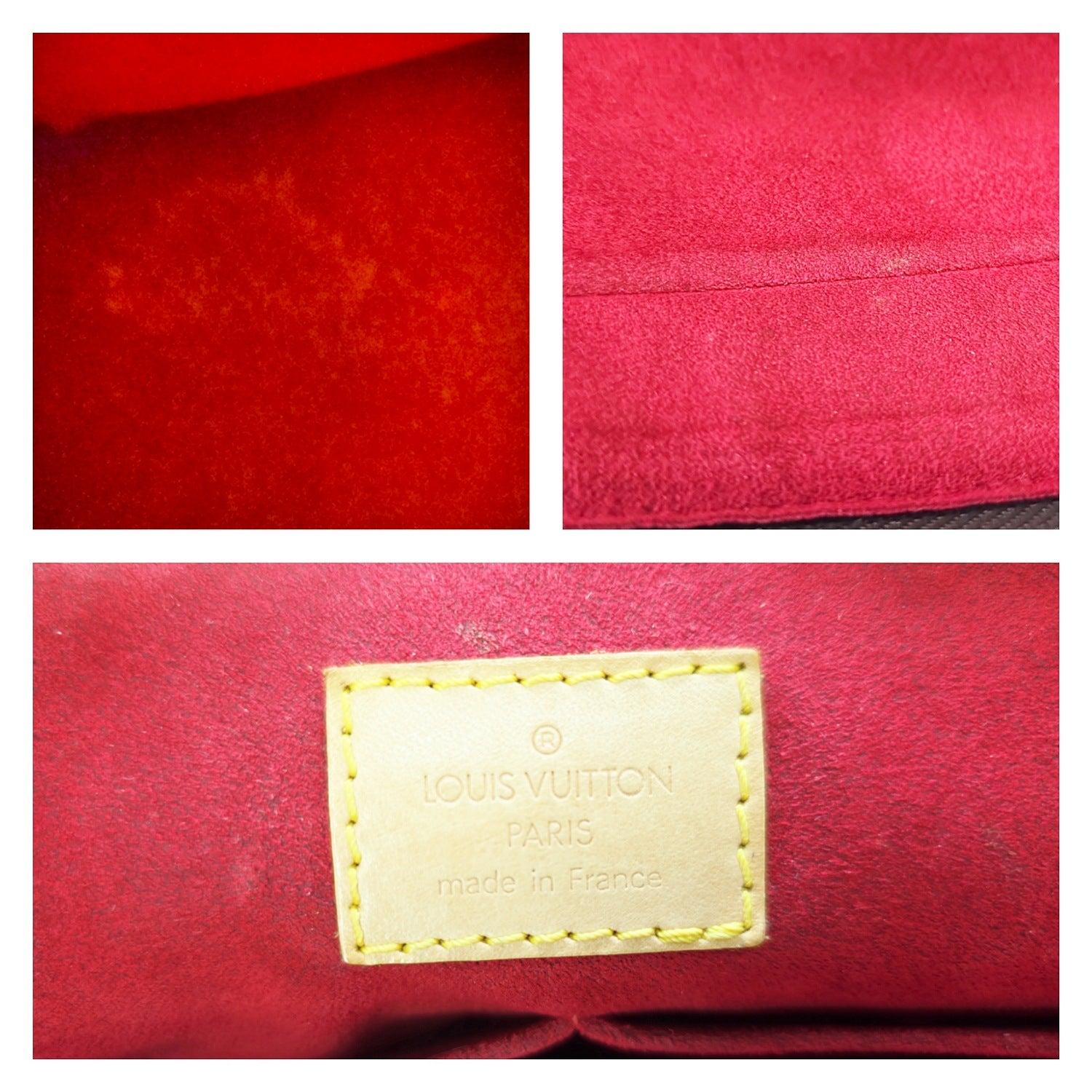 Louis Vuitton Vintage Monogrammierte Canvas Multiple-Cite Tasche aus Segeltuch im Angebot 3
