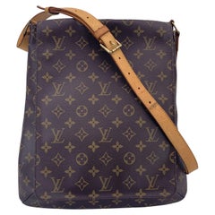 Louis Vuitton Vintage Monogram Canvas Musette Flap Messenger Bag
