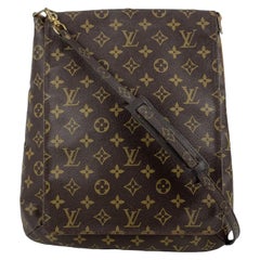 Louis Vuitton Vintage Monogram Canvas Musette Flap Messenger Bag