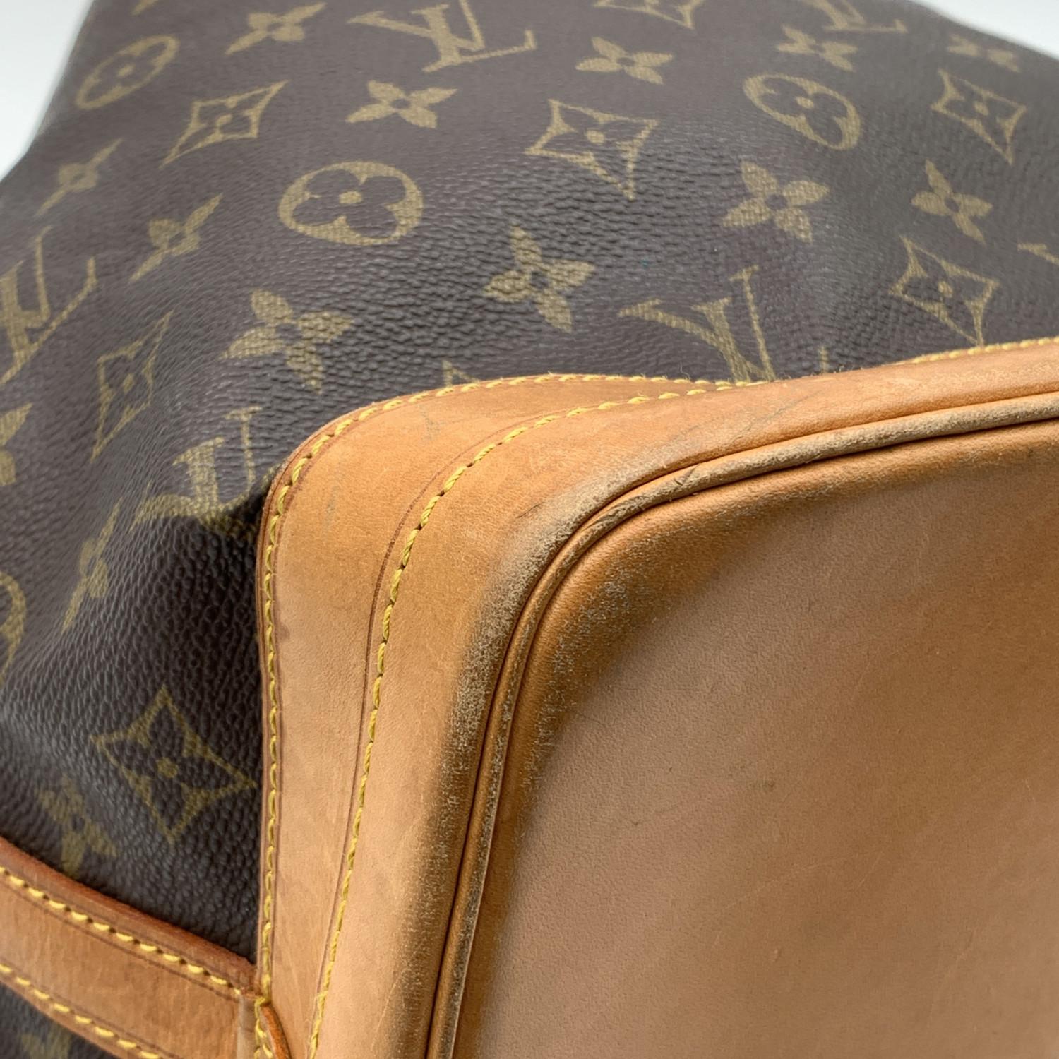 Louis Vuitton Vintage Monogram Canvas Noe Noé Bucket Shoulder Bag 4