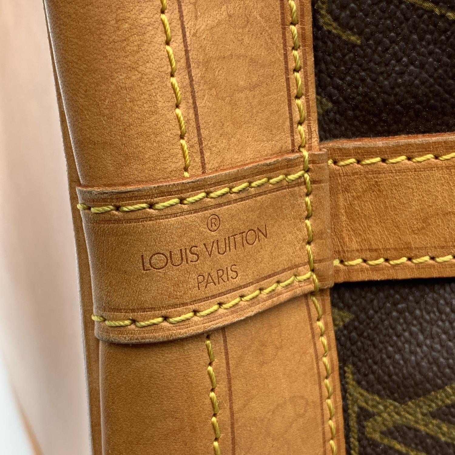 Louis Vuitton Vintage Monogram Canvas Noe Noé Bucket Shoulder Bag 6