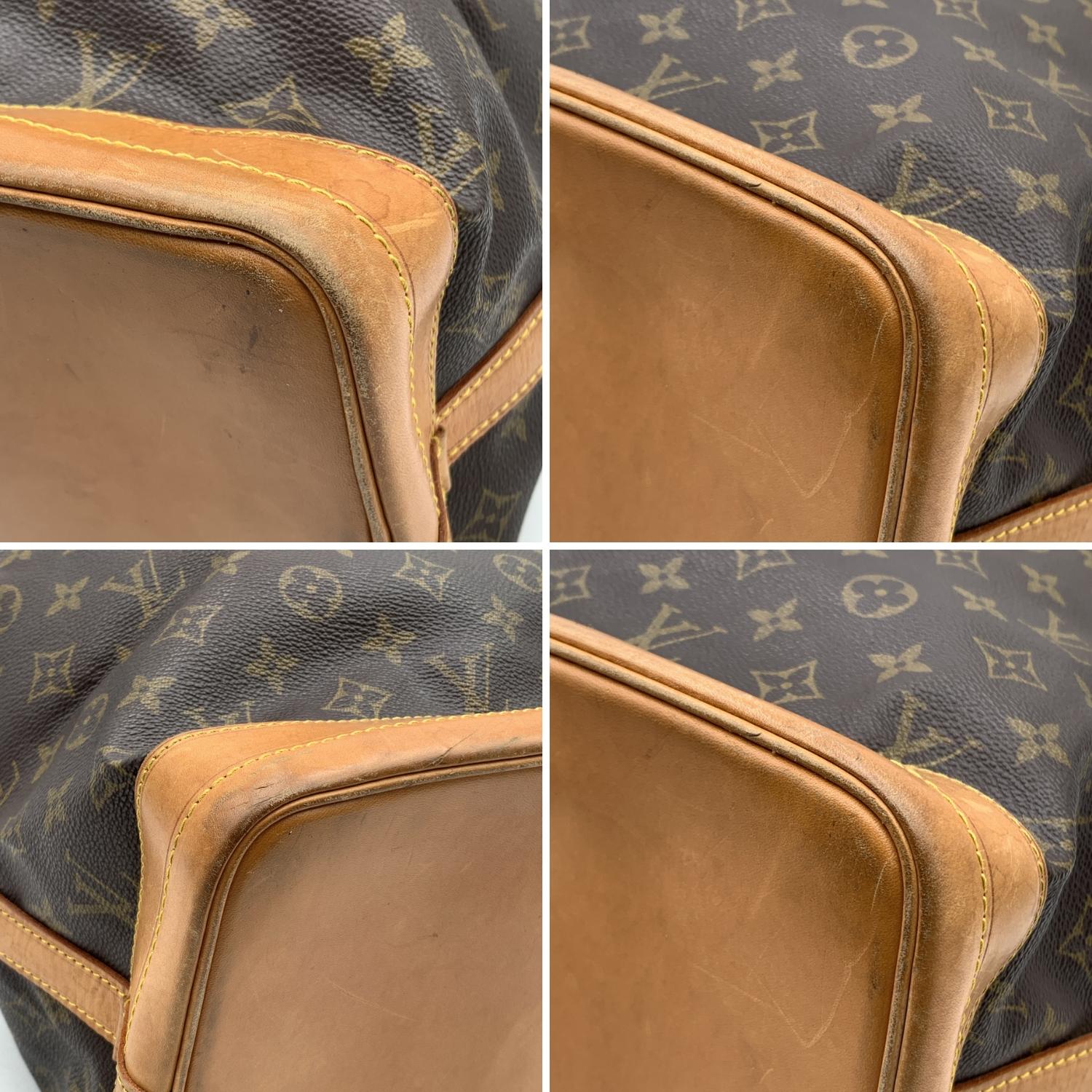 Louis Vuitton Vintage Monogram Canvas Noe Noé Bucket Shoulder Bag In Good Condition In Rome, Rome
