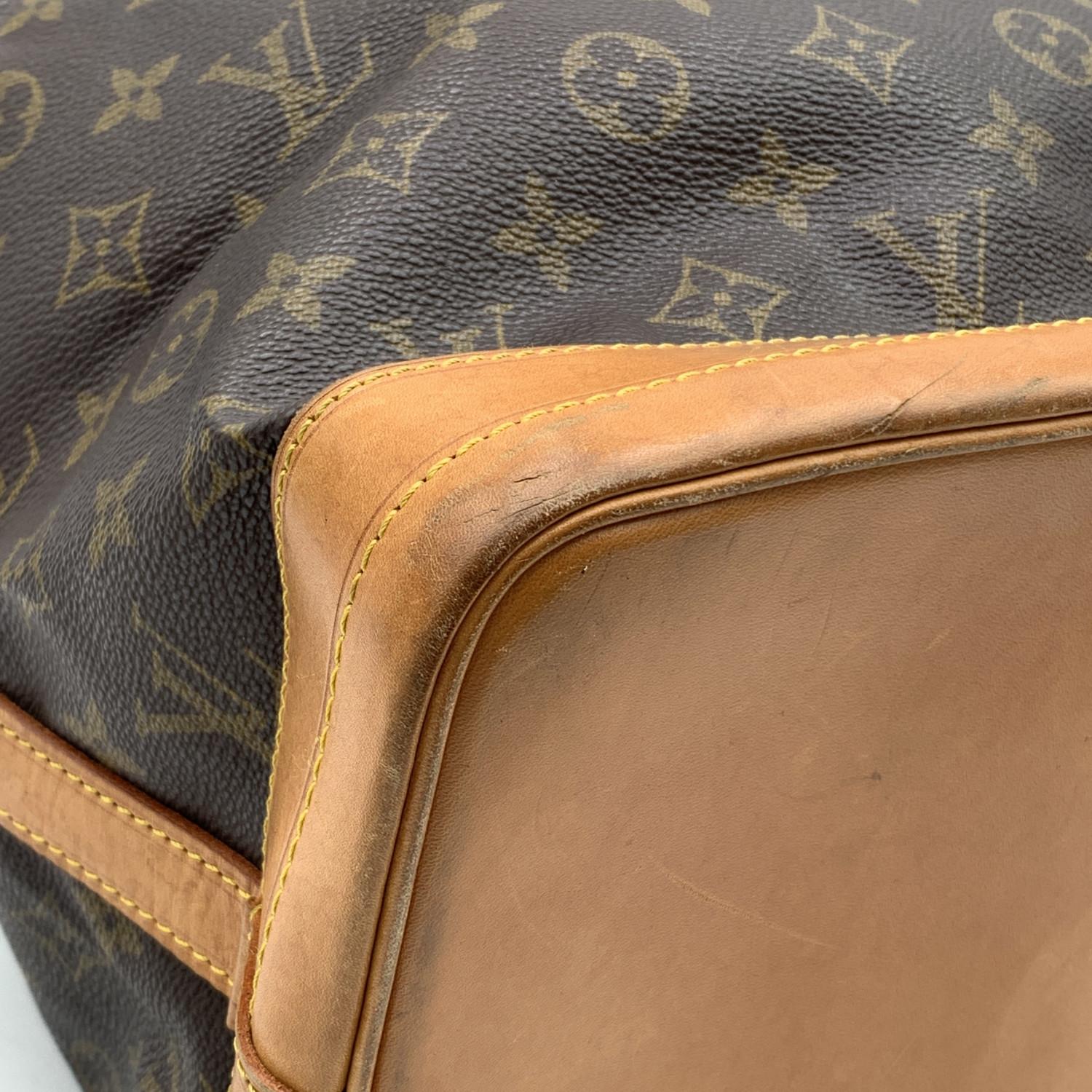Louis Vuitton Vintage Monogram Canvas Noe Noé Bucket Shoulder Bag 1