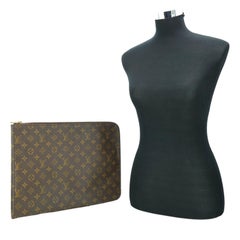 Louis Vuitton Vintage Monogram Canvas Poche Documents Portfolio
