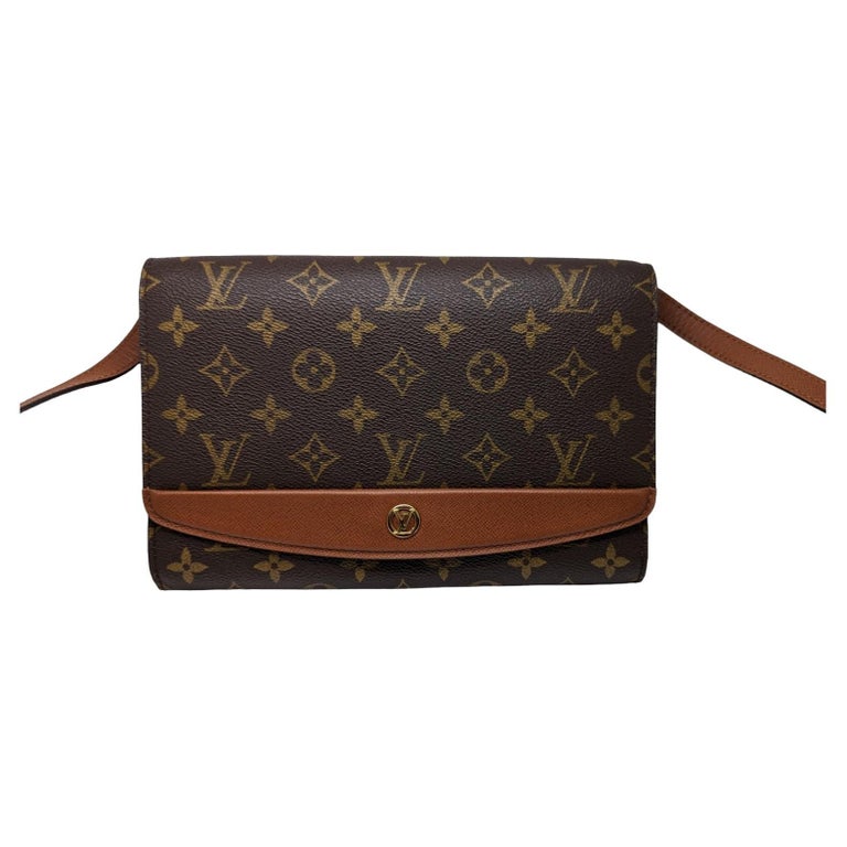 Louis Vuitton Vintage Monogram Canvas Pochette Bordeaux For Sale