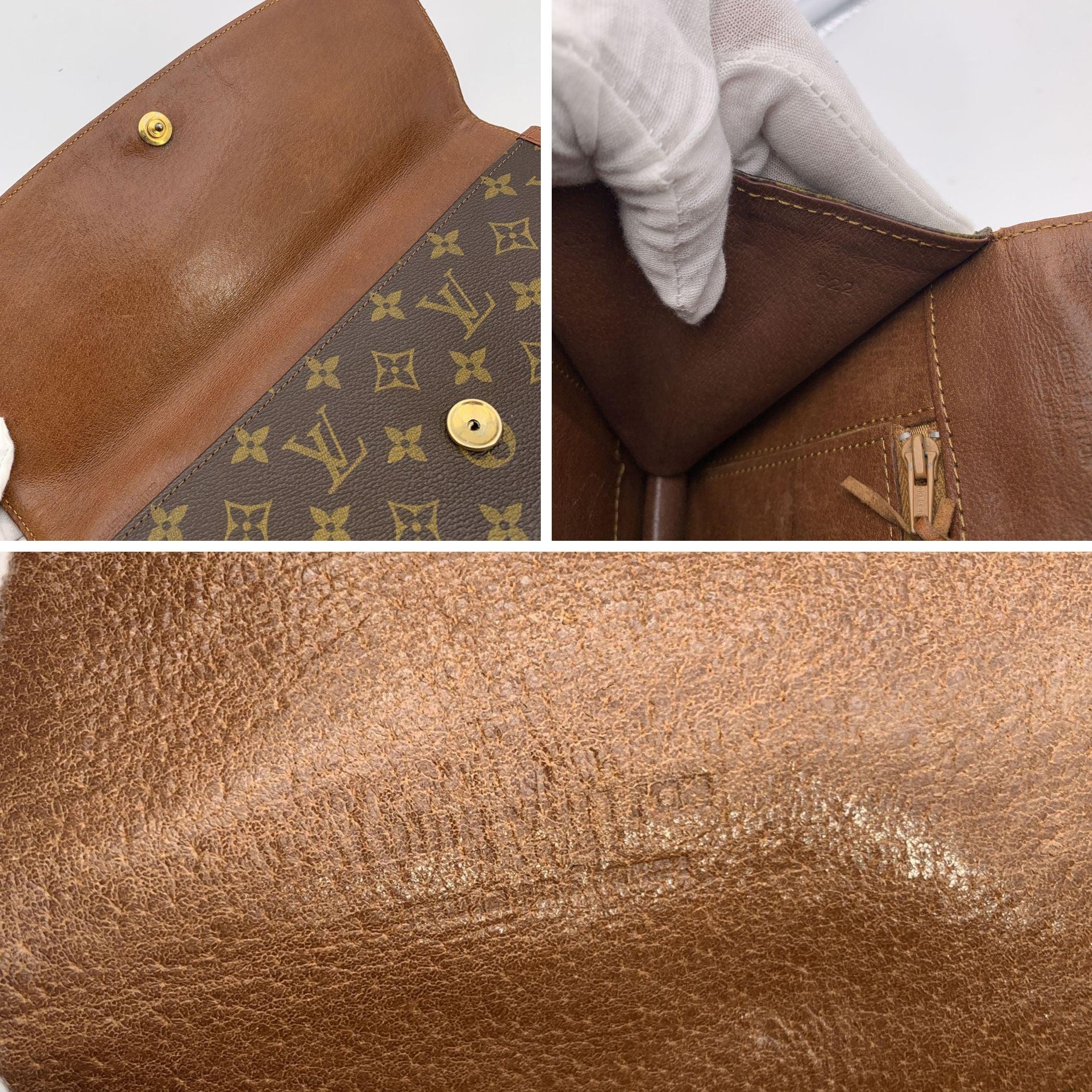 Louis Vuitton Vintage Monogram Canvas Pochette Dame Clutch Bag 1