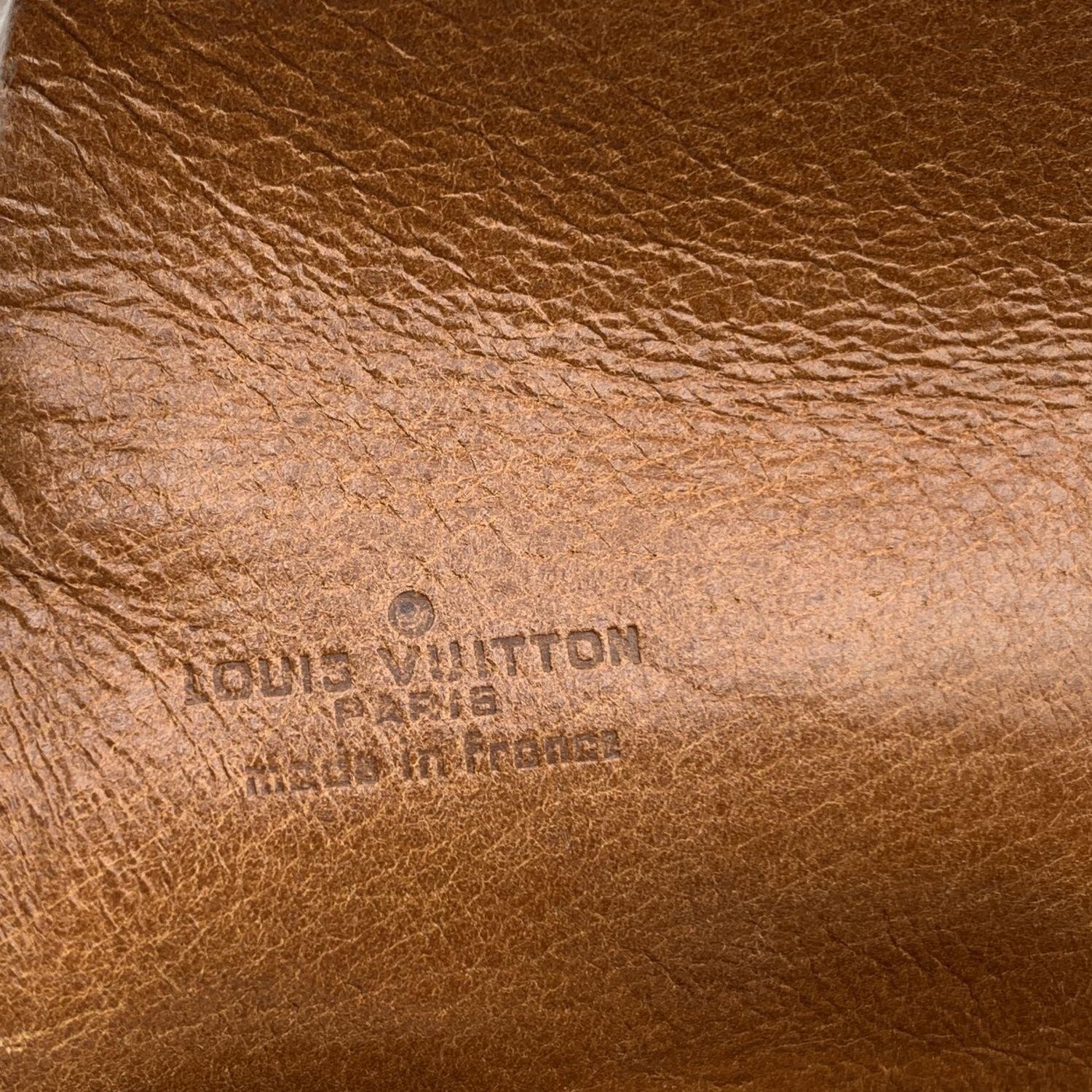 Louis Vuitton Vintage Monogramm Canvas Pochette Dame Clutch Bag aus Segeltuch im Angebot 2