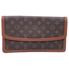 Louis Vuitton Vintage Monogram Canvas Pochette Dame Clutch Bag