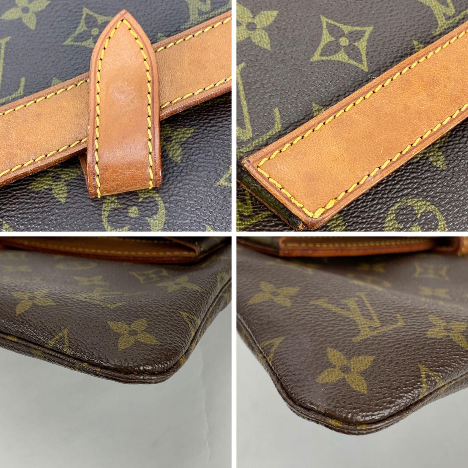 Louis Vuitton Vintage Monogrammierte Canvas Pochette Pliante klappbare Clutch Tasche 1