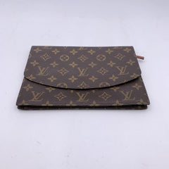 Louis Vuitton Vintage Monogram Canvas Pochette Rabat Clutch Bag