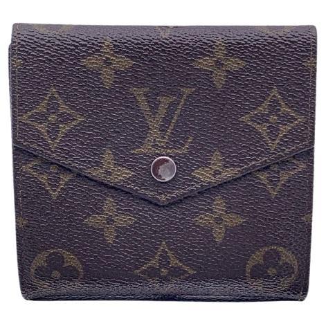 Louis Vuitton Vintage Monogram Canvas Pocket Double Flap Wallet