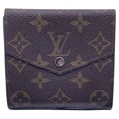 Louis Vuitton Vintage Monogram Canvas Pocket Double Flap Wallet